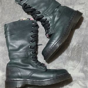 Dr. Martens Triumph Dark Green Mid Calf Boots